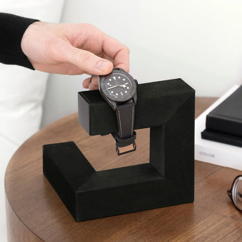 Hudson 1 Watch Stand - Black/Black