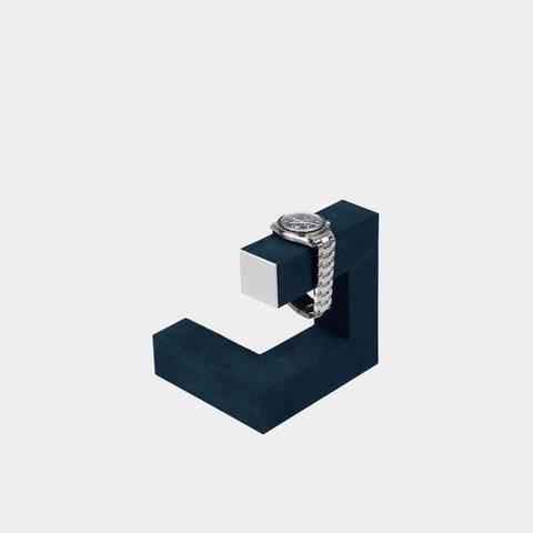 Charles Simon - Hudson 1 Watch Stand - Navy - Teal/Grey - Certified Horology