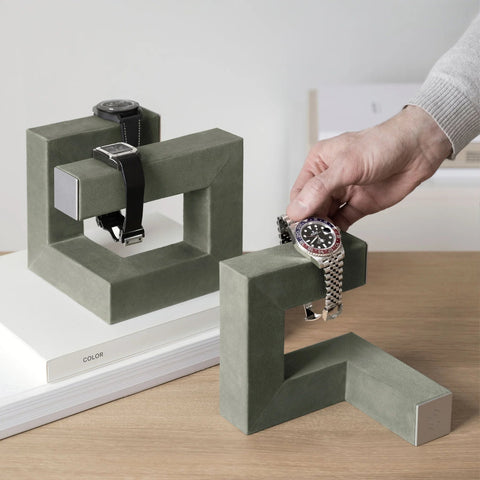 Charles Simon - Hudson 1 Watch Stand - Sage / Grey - Certified Horology