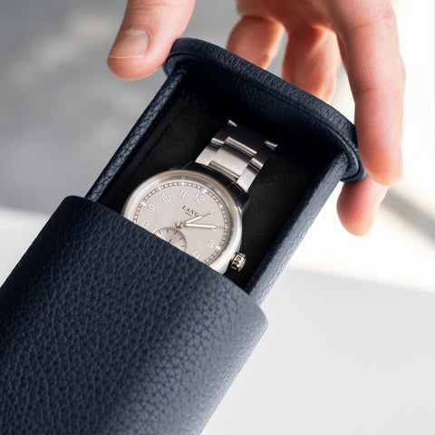 Charles Simon - The Oscar 1 Watch Roll - Marine - Certified Horology